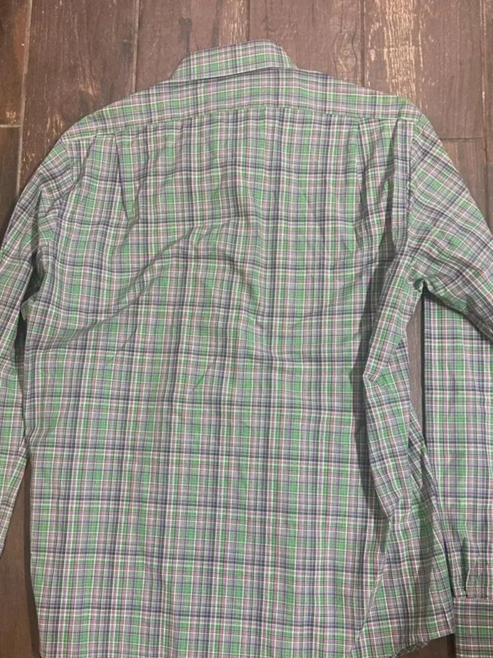 Polo Ralph Lauren men’s green plaid button up shirt Size L #preppy #classic
